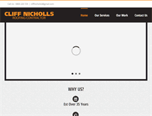 Tablet Screenshot of cliffnicholls.co.uk